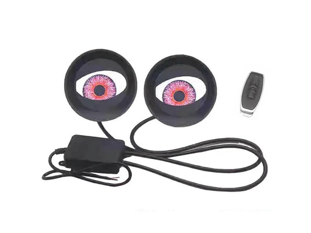 FOR DIY Kit For 6 Mode Dual-Devil' S Eye Electronic Eye Headlight Display Screen