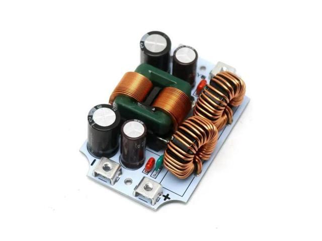 FOR 50A Car Audio Power Filter DC LC EMI Filter EMC Purifying Power Supply Amplifier Music High-Frequency Noise Filtering