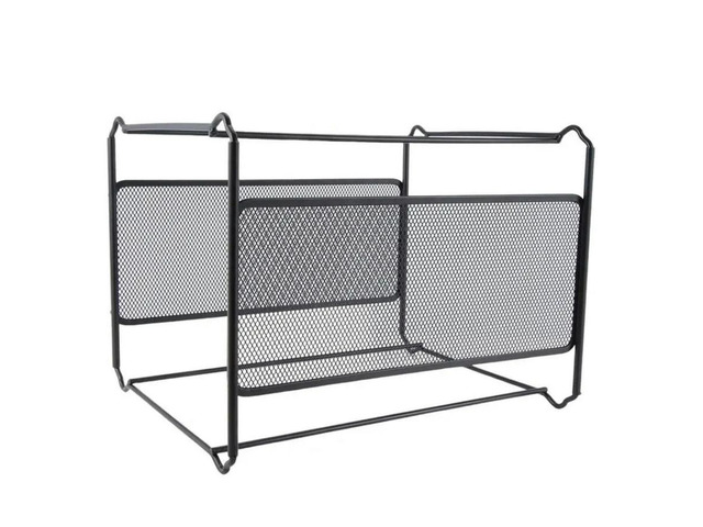 FOR A4 Mesh Metal File Organizer Box Hanging File Folder Box Desk Storage Holder Shelf Holder Storage For Office Home