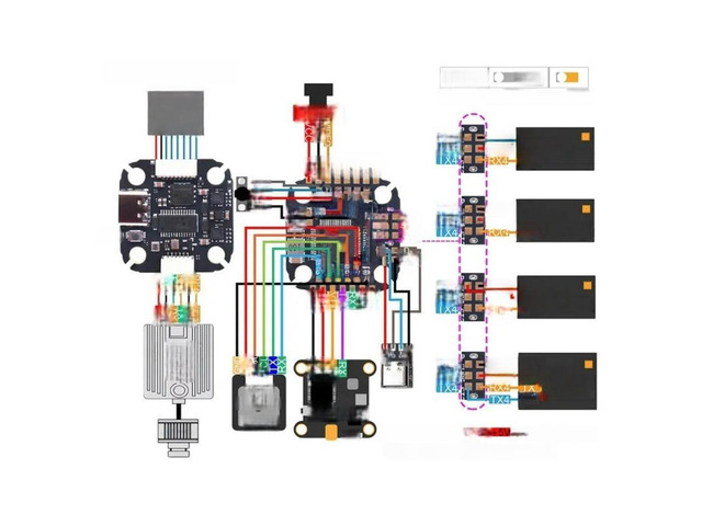FOR B-CUBE F722 NOXE FC ICM-42688-P, Flight Controller, 3-6S Support, Architectu