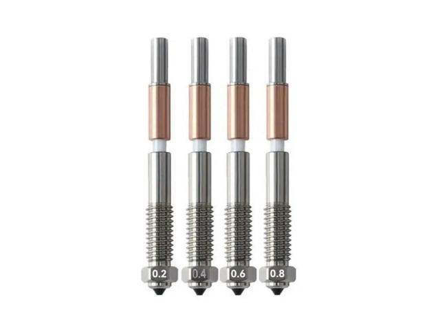FOR Bimetallic Nozzle For Q2C 0.2Mm 0.4Mm0.6Mm0.8Mm With Insulation Integrated N