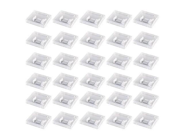 FOR Transparent Clear Dustproof USB Drive Box 30Pcs Protective Storage Case For Memory Sticks
