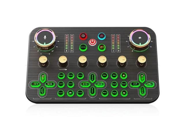 FOR K600 Gaming Audio Mixer, XLR Microphone Compatible, Live Sound Card For Streaming