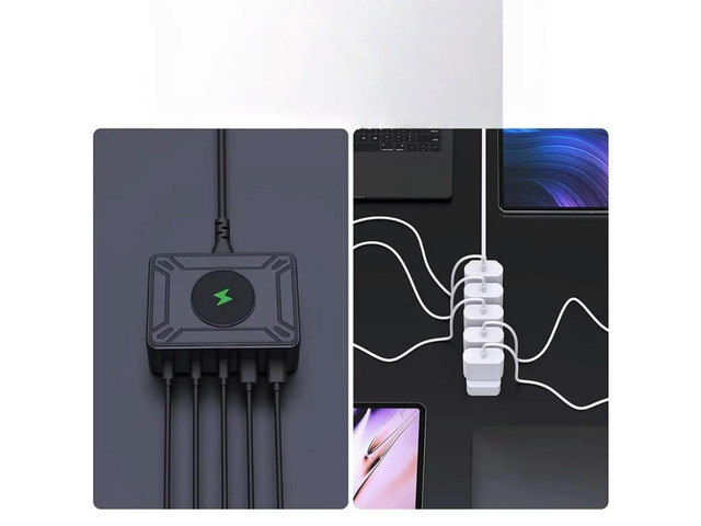 FOR 190W Gan Charger Digital Display USB Type C Charger PD 100W QC3.0 Fast Charg
