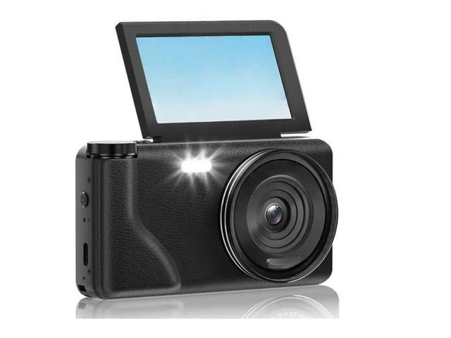 FOR Digital Camera 4K 64MP, 3' 180° Flip Screen, 18X Digital Zoom, Autofocus For Vlogging Photography For Beginner