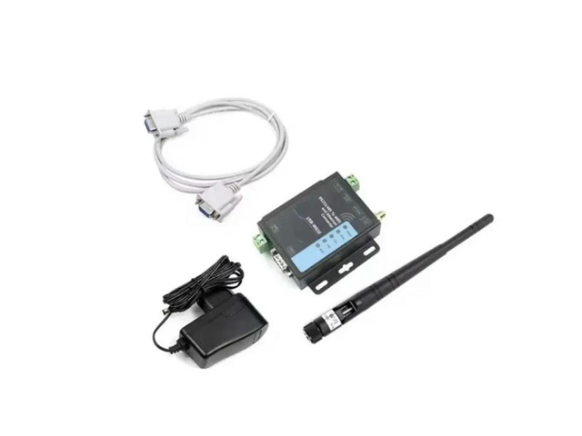 FOR USR-W610 Industrial Wifi Serial To Ethernet Converter Supports RS485/RS232 Ports Modbus TCP/RTU EU PLUG