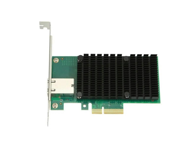 FOR Pcie 3.0 10G To RJ45 Network Card Wired Ethernet PCI Express LAN Adapter AQC107 Chip For Server Network Cards