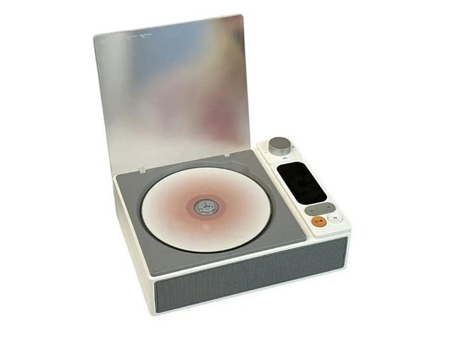 FOR FM Radio Music Album Player With Screen Portable CD Player Wireless Speaker 