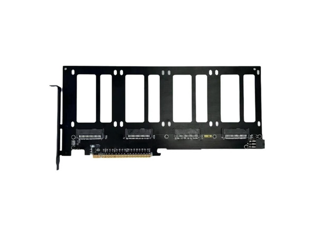 FOR R37A Pcie 4.0 X16 To 4-Port U.2 SSD Split Expansion Card Pcie X16 To U.2 SSD