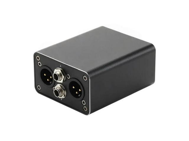 FOR Audio Isolator Dual-Channel XLR Professional Hum Noise Eliminator Transformer 6.5Mm Jack Coupler