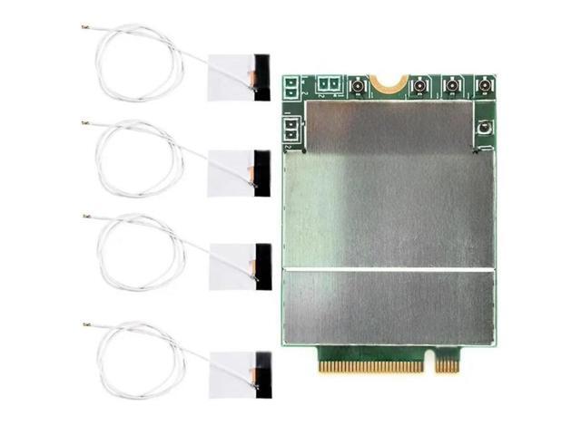 FOR T99W373 Dw5932e 5G Module Wireless WWAN Card+ 4X Antennas M. 2 NGFF LTE Cat19 For 7350 7450 7650 9450 Laptop