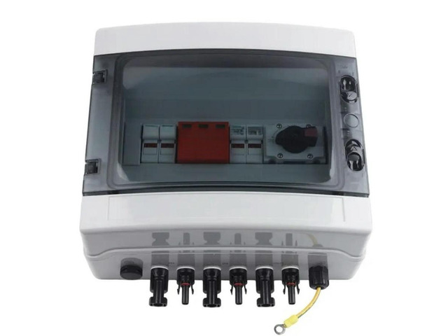 FOR MCB SPD Solar PV DC Combiner Box 2 Input 1 Output 1000V IP65 Waterproof Rain