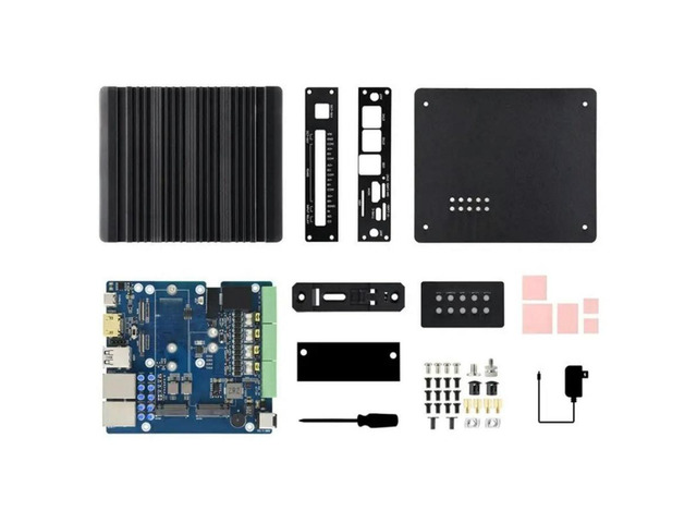 FOR Dual Ethernet Expansion Board 2.5G For Pi CM5- M. 2 Nvme, RS485 Interface 4G