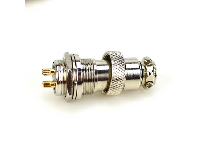 FOR 1pcs One set GX16 Air plug socket Gold-plated 16MF (1pcs Male plug+ female s