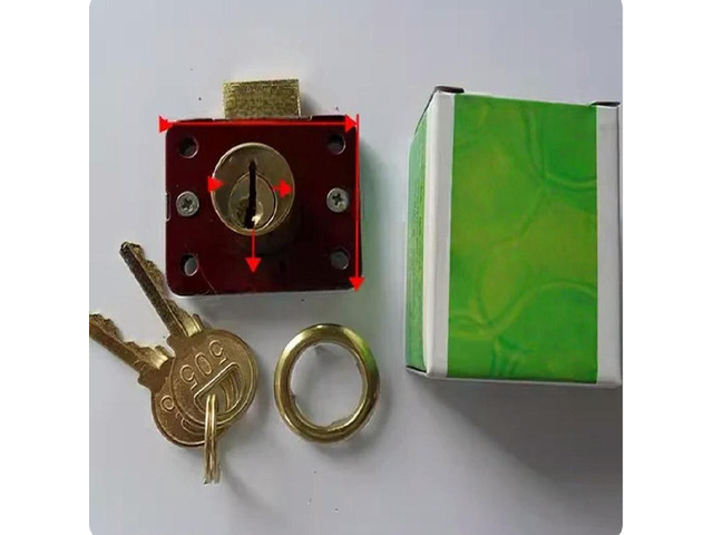 FOR 2pcs Vintage Drawer Lock 505 Kitchen Door Lock 16MM Metal Cabinet Door Lock File Cabinet Lock Mailbox Cabinet Lock