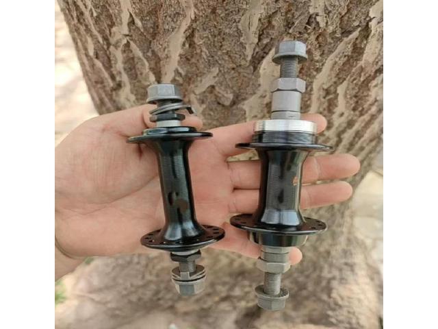 FOR 1set of aluminum alloy 28-hole hubs for folding bikes and road bikes ball-bearing single-wire V-brake hubs100MM front/135MM rear