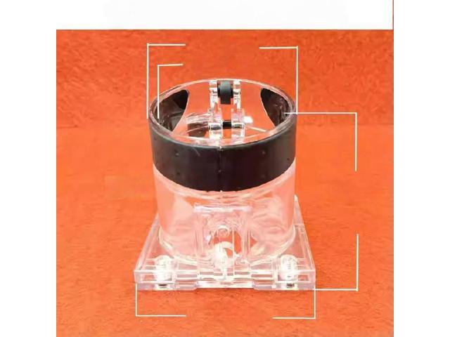 FOR LY3703-01 Trimming Machine Transparent Cover Tank Plastic Case Beveled Protective Base