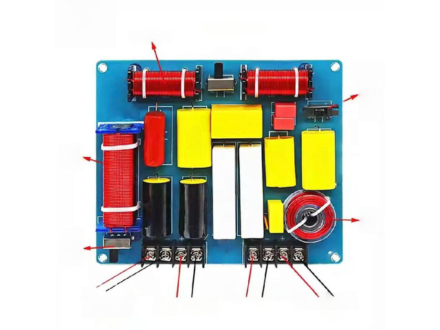 FOR Hi-Fi audiophile-grade 350W three-way crossover for car, home, KTV, and stage speakers (high, mid, low frequencies)
