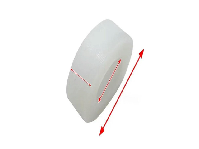 FOR 10PCS MY-380F Labeling Machine Friction Wheel White Silicone Wheel 380 Label