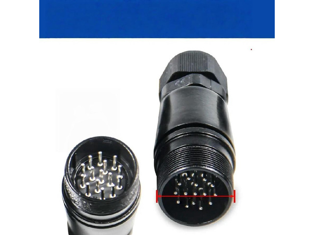 FOR Motor Waterproof Aviation Plug YD18 4Pin 15Pin 4P 15P Encoder Plug Socke for