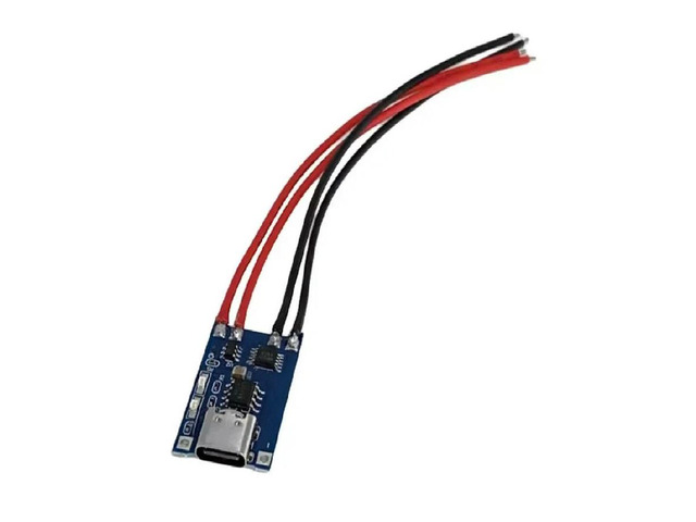 FOR 20pcs TP4056 1A 18650 Lithium Charging Module Protection Board Type-C Female Socket Charging and Protection Two-in-One