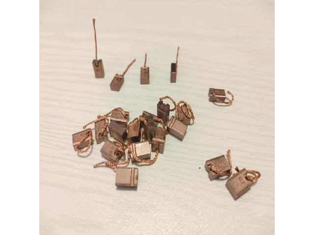 FOR 100PCS machine motor copper carbon brush, flow degassing motor 5*8*12mm carb