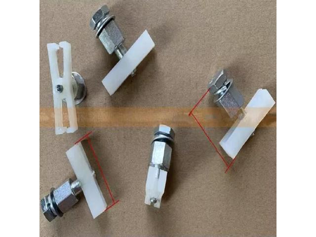 FOR 10PCS Elevator Accessories for Elevator Door Slider Elevator Door Bottom Guide 50*35*12