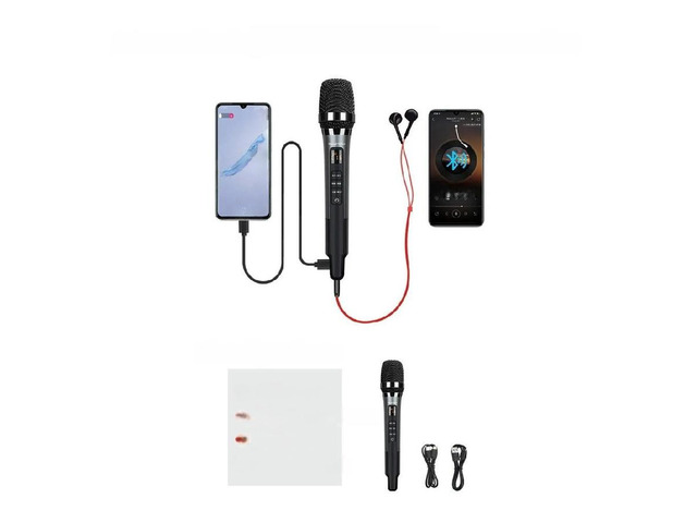 FOR H20 live singing special sound card, microphone integrated set, sound card W