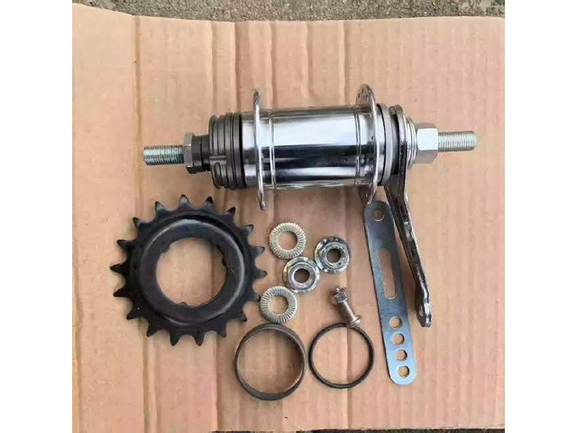 FOR 1set for CB-E110 Rear SS Bike Hub Silver 28H 110mm 18T Co Cruiser With TRIM 