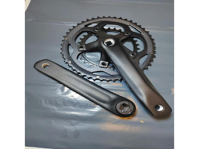 FOR 1 set FOR FSA CK-617 170/172.5/175MM/48/32T Road Bike Aluminum 9-Speed Crankset with Square Taper Crank