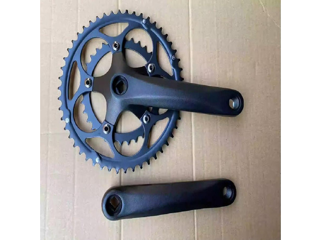 FOR BCD110mm /Black Crankset Road Bicycle Aluminum Alloy 50-34 Teeth 8 Speed 9 S