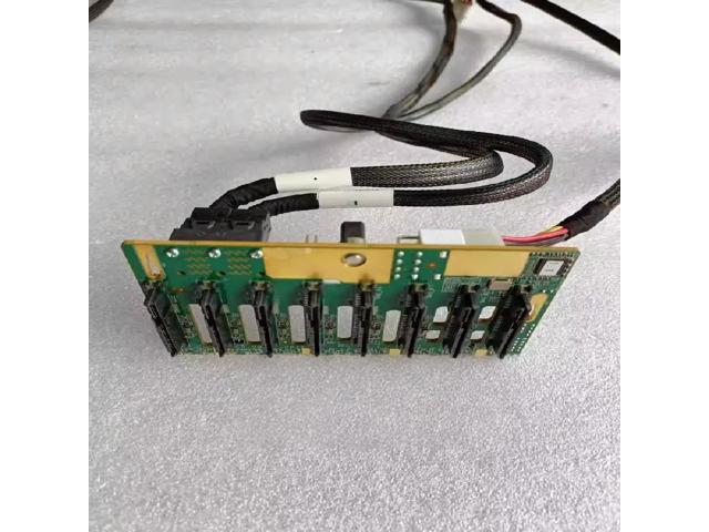 FOR NF5460 M4 2.5-inch 8-bay Hard Drive Backplane YZCA-00362-201 12G with Cable