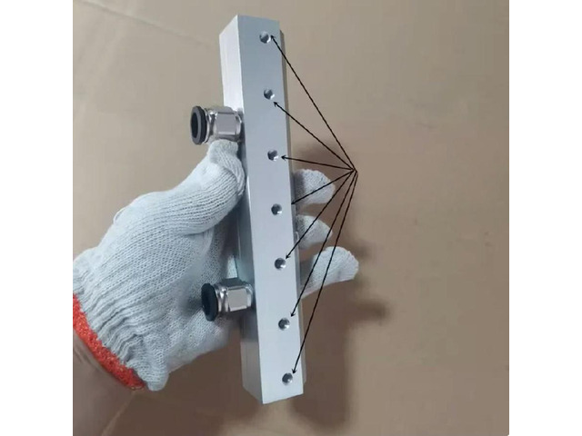 FOR Aluminum Alloy Strip Air Wind Nozzle Industrial Super Air Blowing Air Water and Dust Curtain 400mm 400*33*47