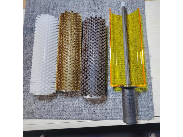 FOR Ski Waxing Roll Polishing Roll Brush SnowboardWaxing Set150 200 300mm Nylon Brush Horsehair Brass Wire Brush, Handle