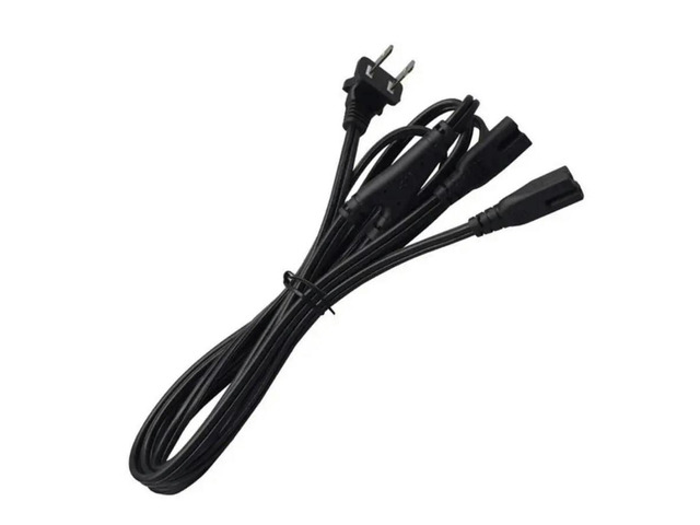 FOR 1.8M Power Cable, UL Listed 2 Prong to Double D Socket Line 1.8Meter in Leng