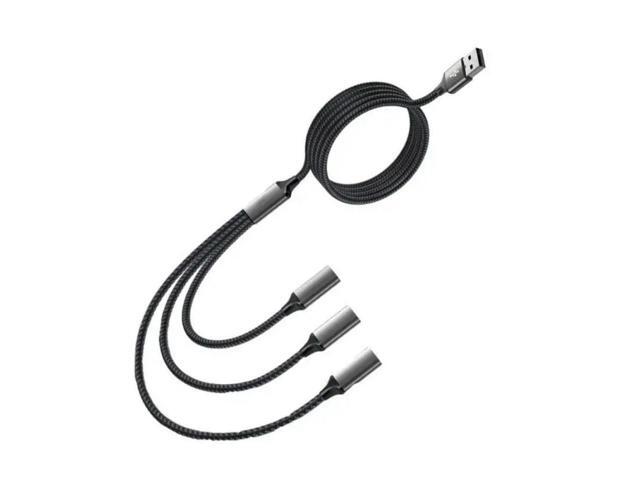 FOR USB Splitter Cable USB Splitter Adapter Power Cord Extension for Charging Data Transfer USB Port Extender Hub Adapter