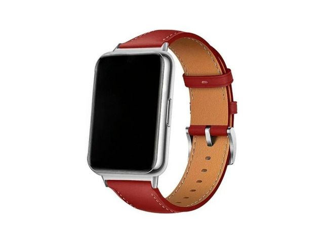 FOR Leather Strap Compatible for Watch Fit 2 Waterproof Bracelet Watch Fashion Belt Loop Sports Wristband