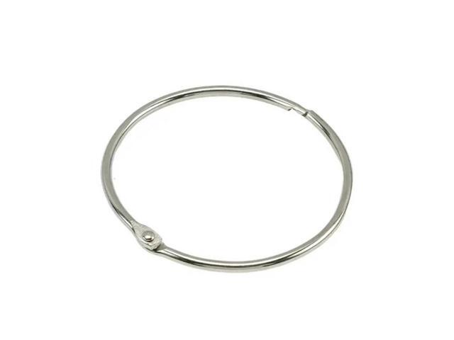 FOR 30Pcs Loose Binder Rings Heavy DutyMetal Document Rings for Binder Notebook