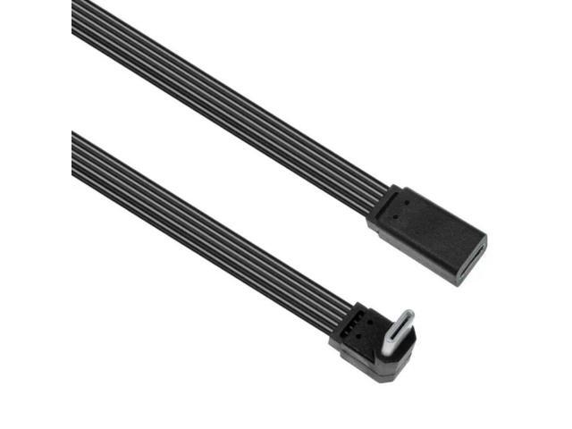 FOR 45W 480Mbps Type C to Type C Charging Data Cable Flexible Cord Data Transfer Wire Flat Charging Cable 10/20/30/50/100cm