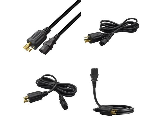 FOR 14AWG Server Power Cord, NEMA L5-30P to IEC 320 C13, 15 Amps 250 Volts, Data Center Grade