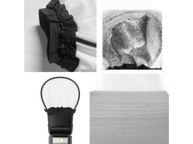 FOR 652F Pack of 2 Soft Cloth Caps Flash Diffusers for Camera Flashgun Camera Photography Lighting Gear Flash Accessories