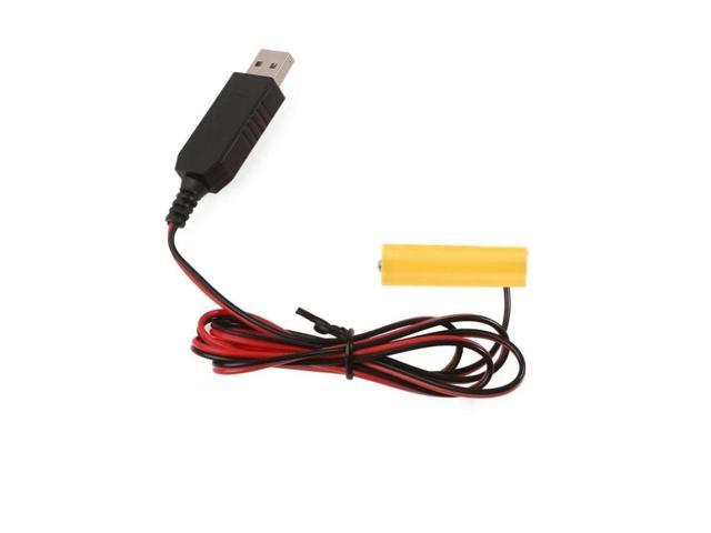 FOR USB 5V to 1.5V Power Converter LR6 AA AM3 Eliminators Replace 1Pcs 1.5V AA Batteries for Electronic Toy