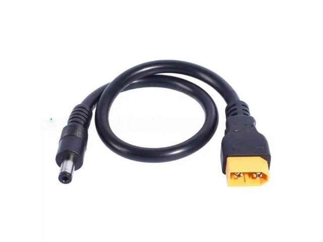 FOR 652F XT60 Male to 5.5x2.1mm/5.5x2.5mm Power Cable for Remote Energy Storage