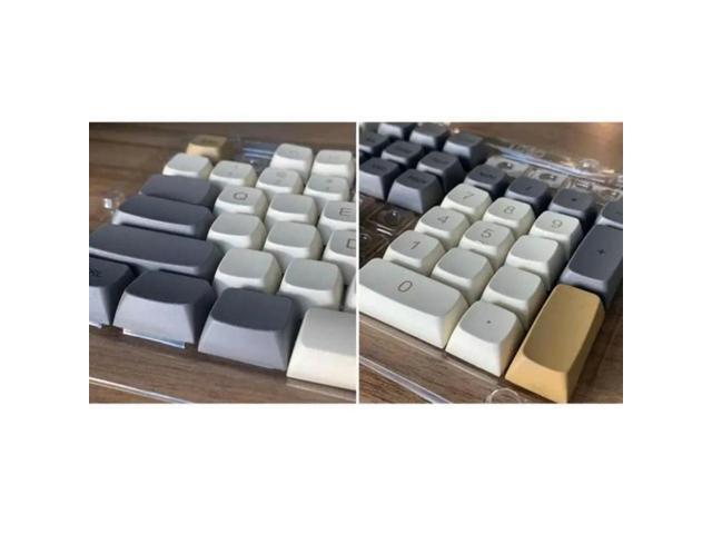 FOR 125pcs PBT Keycap XDA Profile Dye Sublimation Keycap with 6.25U Space Cover