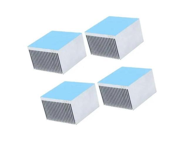 FOR 4Pcs Cooling Fins Aluminum Heatsink Radiator Heat Sink Cooling For Electronics CPU Module LED Light Device 60x60x39mm