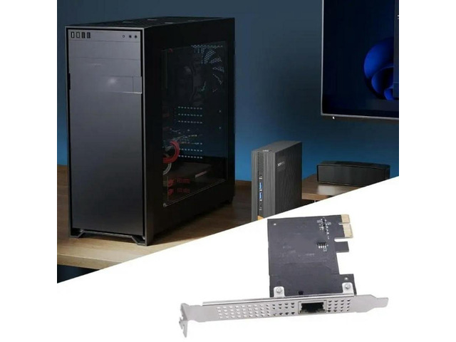 FOR Metal RJ45 Gigabit Ethernet Adapters PCIe 2.5Gbps Speed PCIe Networking Card