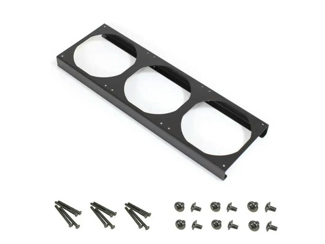 FOR Zinc Coated Steel Cooling Bracket 12cm Fan Mount Improves Heat Dissipation