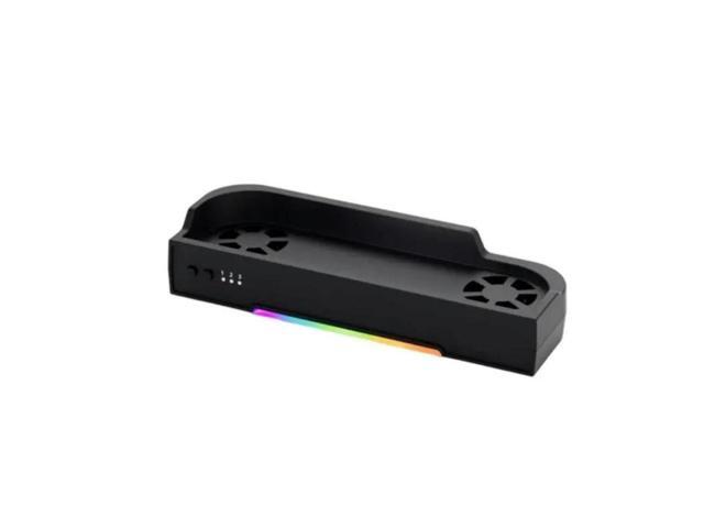 FOR Advanced Cooling Dock 8 Color LED Effects Adjustable LED Gaming Dock for switch2