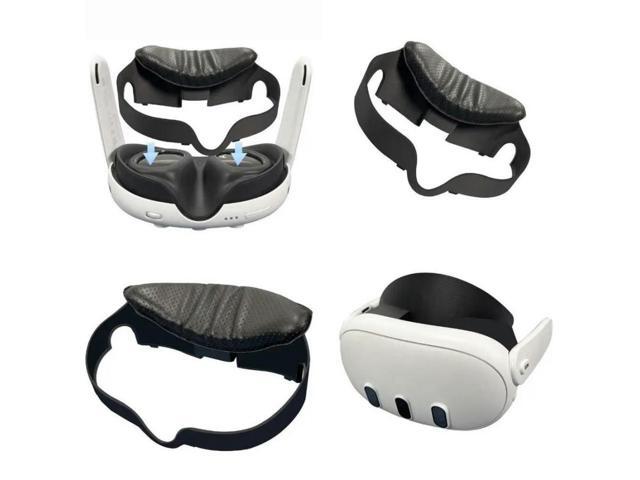 FOR Enhanceds Airflows Face Mask For 3 Headsets Hypoallergenics PU Material Quick Detach Structure Gaming Comfort Accessory