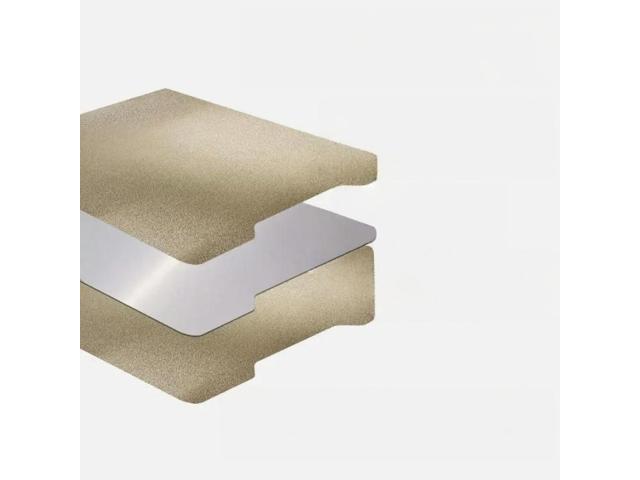 FOR Double Partial Textured PEI Varnished 3D Printer Build Plate 265x280mm Flexible Spring Steel